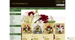 Desktop Screenshot of jjfloralshop.com